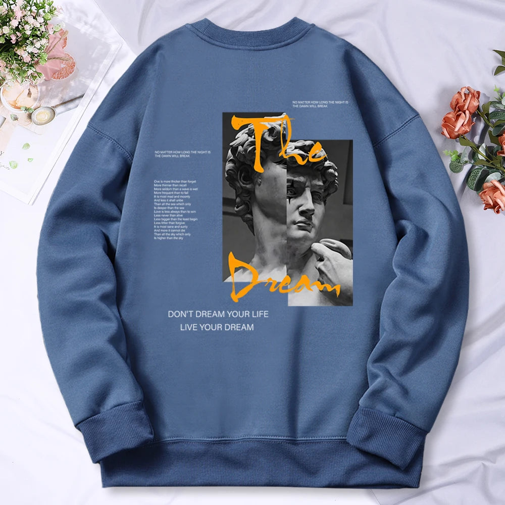 'Don't Dream Your Life Live Your Dream' Unisex Oversized Sweatshirt