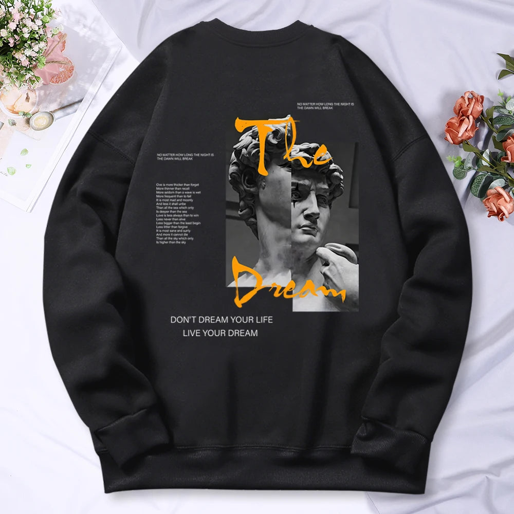 'Don't Dream Your Life Live Your Dream' Unisex Oversized Sweatshirt