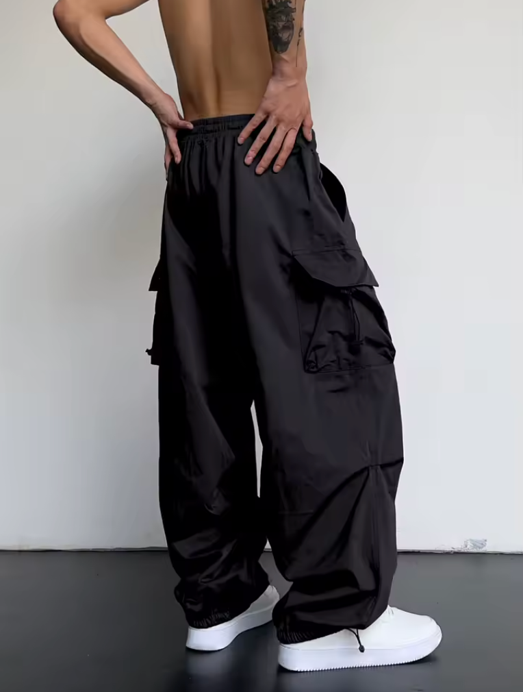 Trendy Y2K Solid Cargo Pants