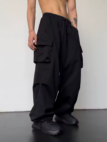 Trendy Y2K Solid Cargo Pants