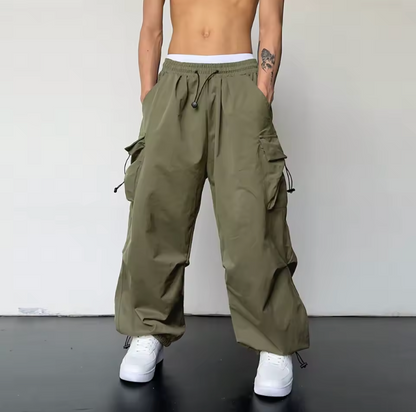 Trendy Y2K Solid Cargo Pants