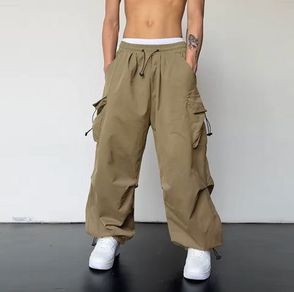 Trendy Y2K Solid Cargo Pants